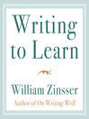 Writing to Learn